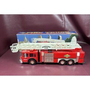 1995 Sunoco Aerial Tower Toy Fire Truck Collector's Edition ~ Works